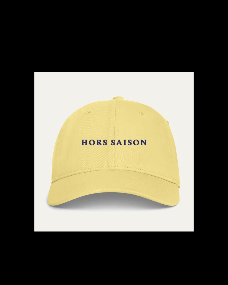 Casquette « Hors saison », Beurre, gros plan